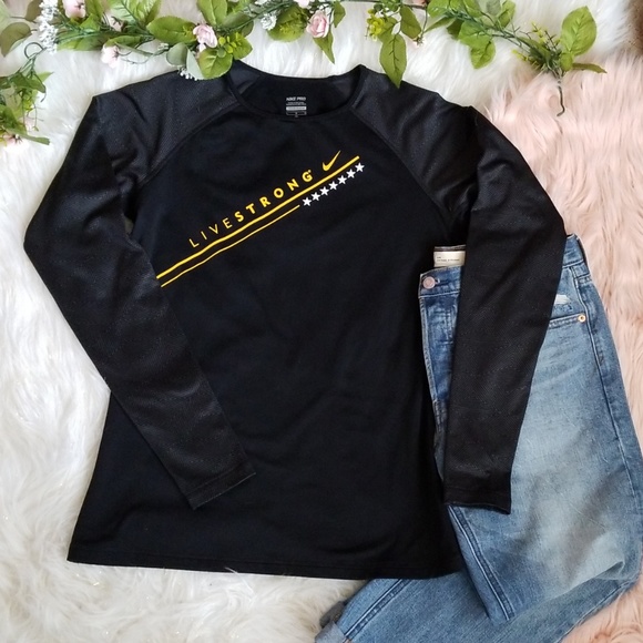 Nike Tops - 🌷3/$20! Nike Livestrong Long Sleeve Top